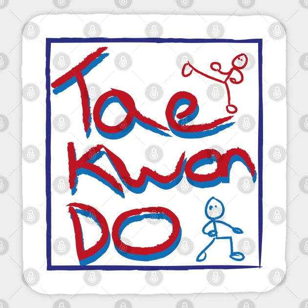 Taekwondo Box Logo Sticker by SpinningKickTKD